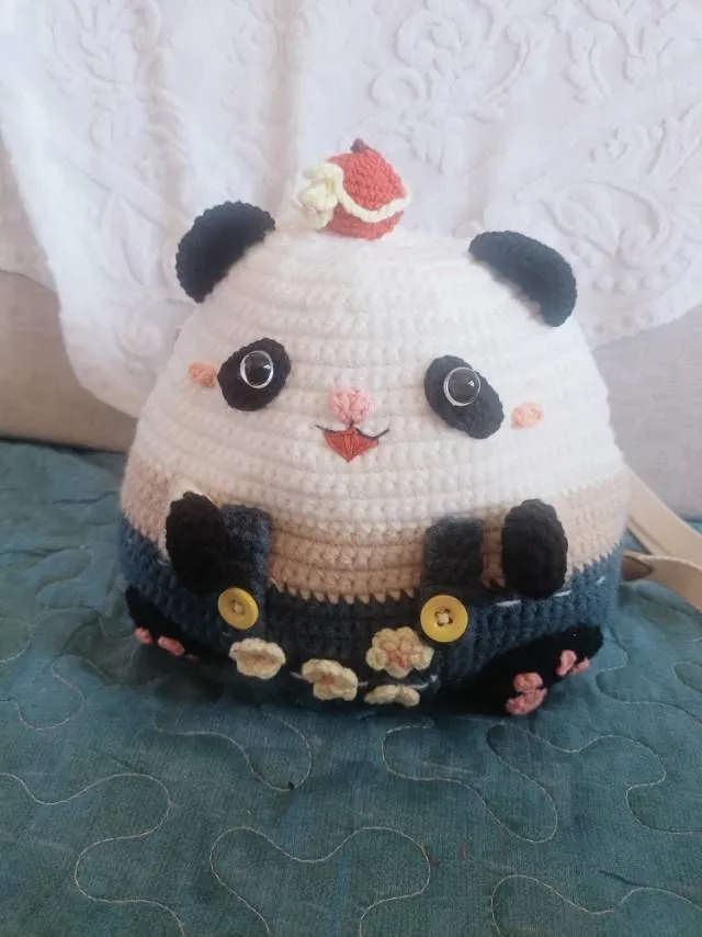 可可爱爱熊猫包包