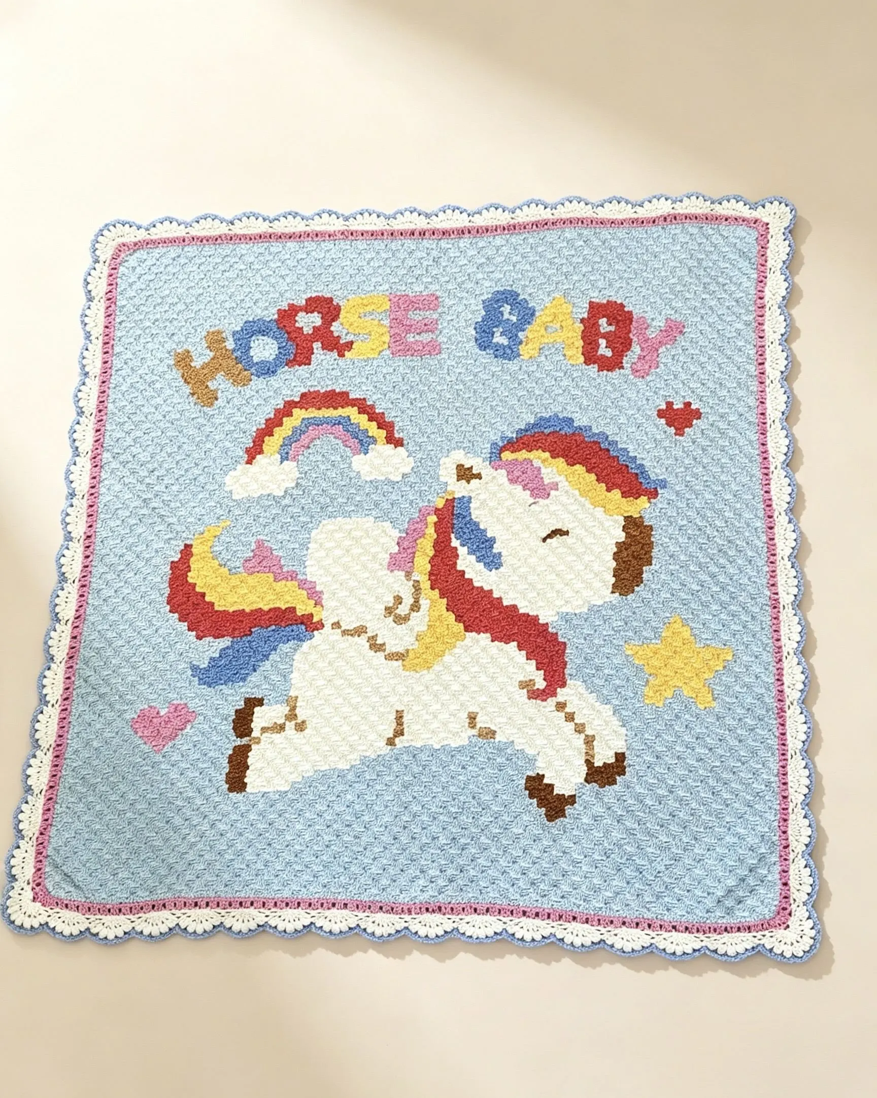 彩虹小马🌈, a crochet project shared by 一只小橘子呀🍊