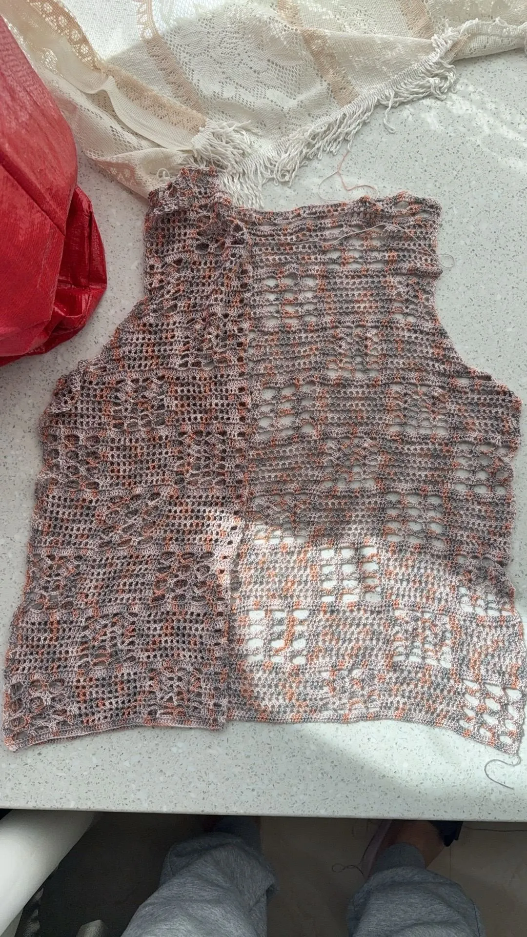 第一次勾支小T恤, a crochet project shared by 牡丹花