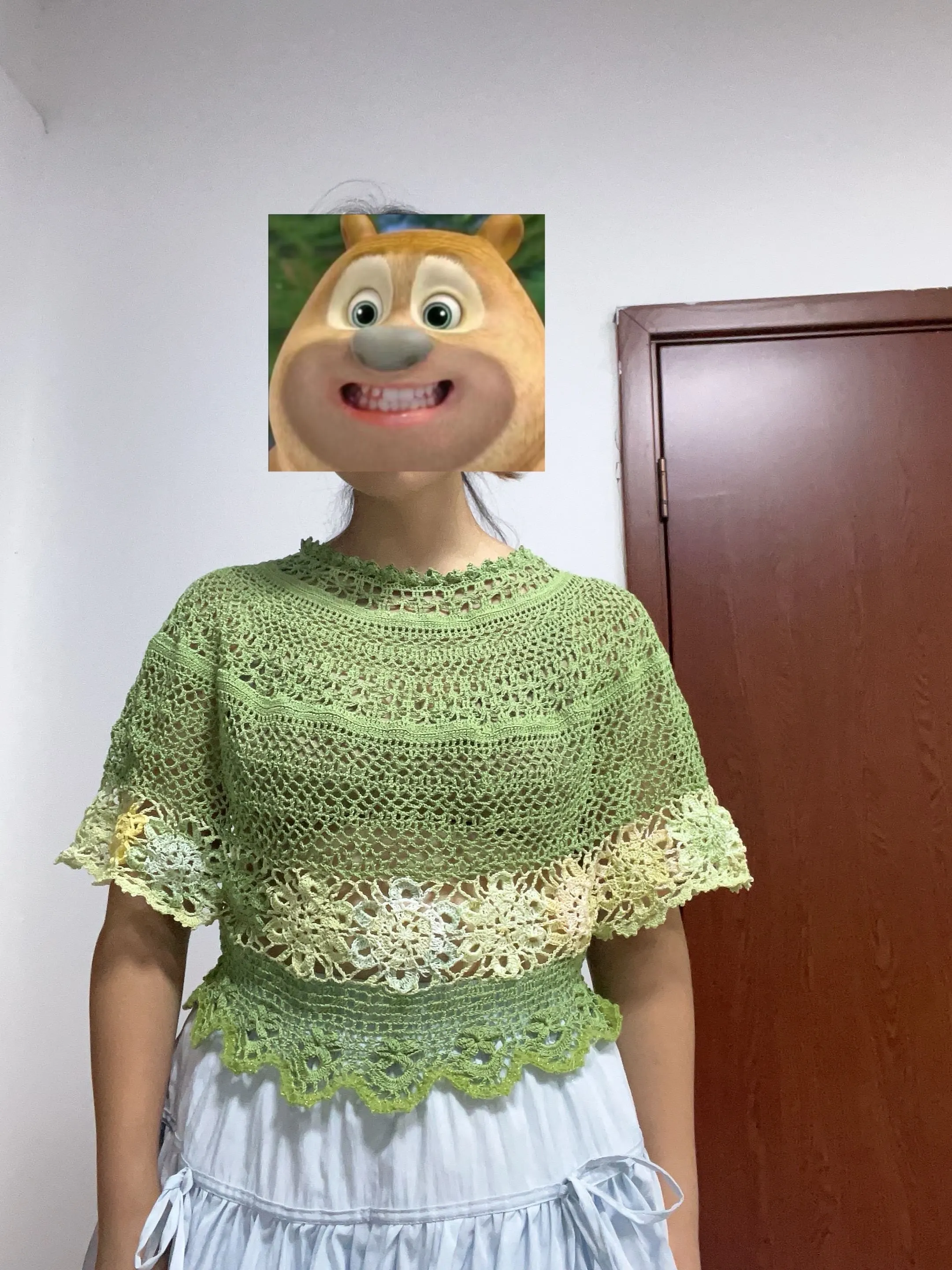 美美的套头衫, a crochet project shared by 月