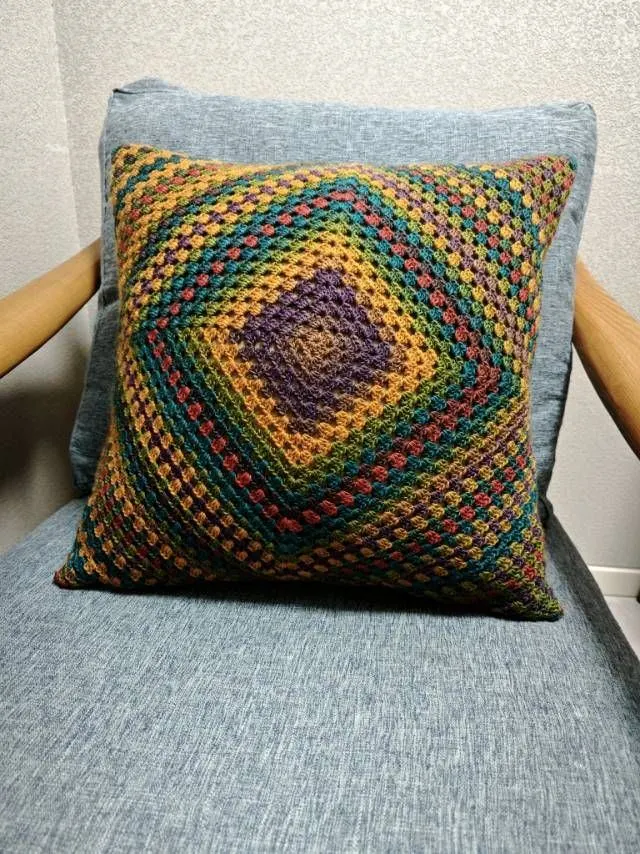 苏苏姐家抱枕, a crochet project shared by 菜园子