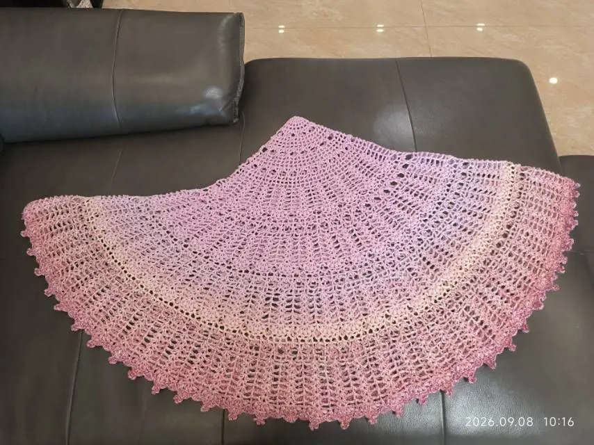 大圆披, a crochet project shared by 素然