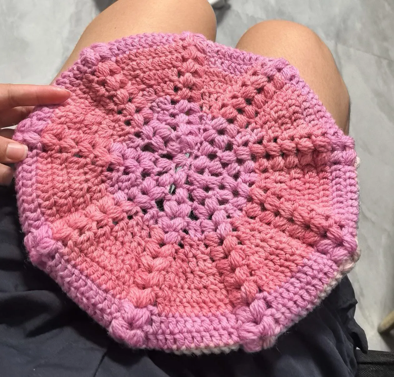 贝雷帽, a crochet project shared by 活捉一只小胖皮
