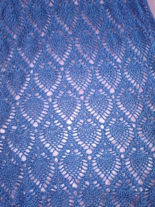 菠萝花披肩, a crochet project shared by 莫