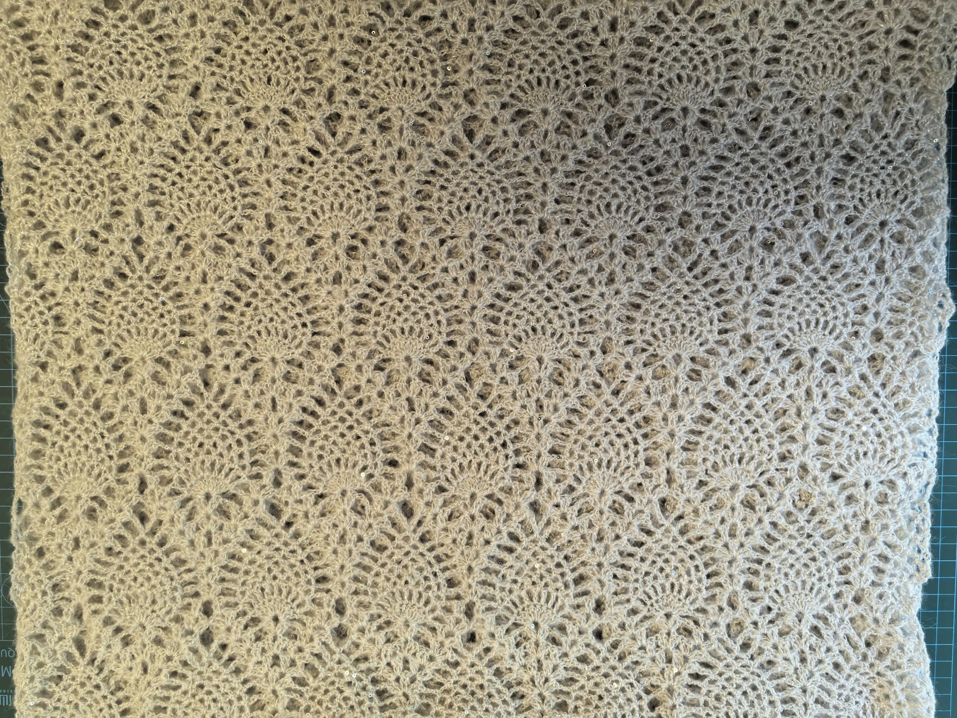 菠萝花披肩, a crochet project shared by 云端