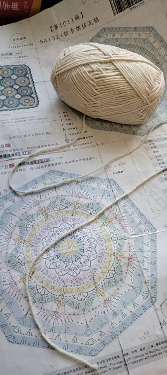 🧶看着这一团缠绕的毛线，忽然读懂生活, a crochet project shared by A凌燕🌸健康达人|生命美学