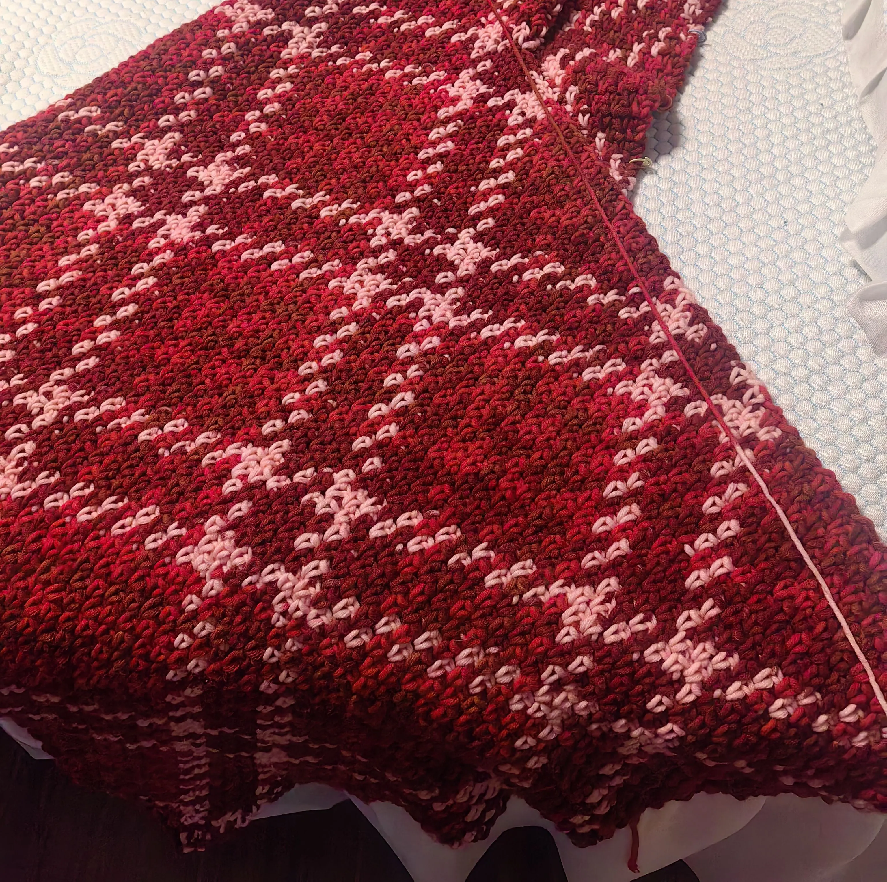 魔方披肩，搞定啦！, a crochet project shared by 娟子