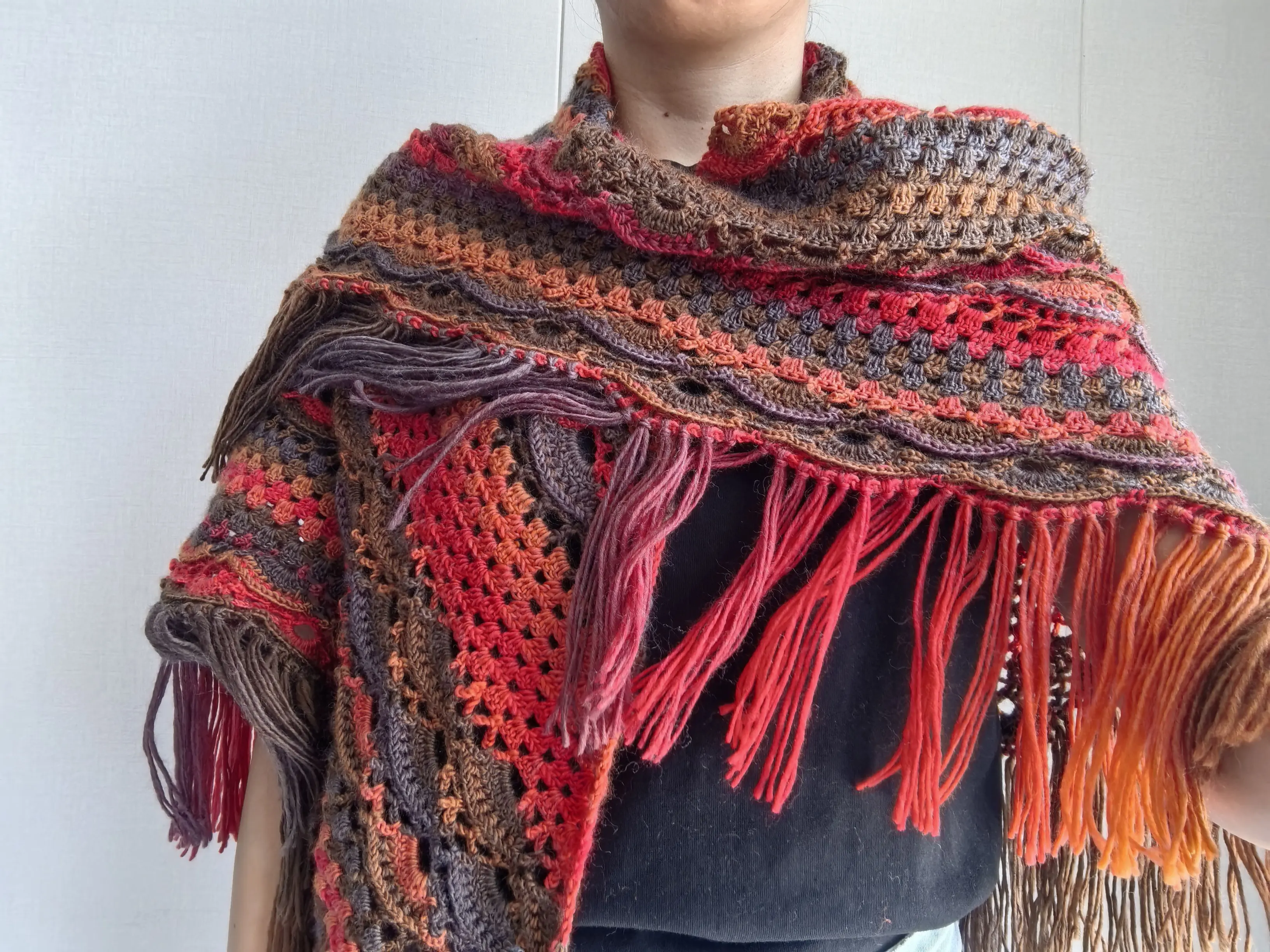 贵妇人披肩, a crochet project shared by 入坑中…