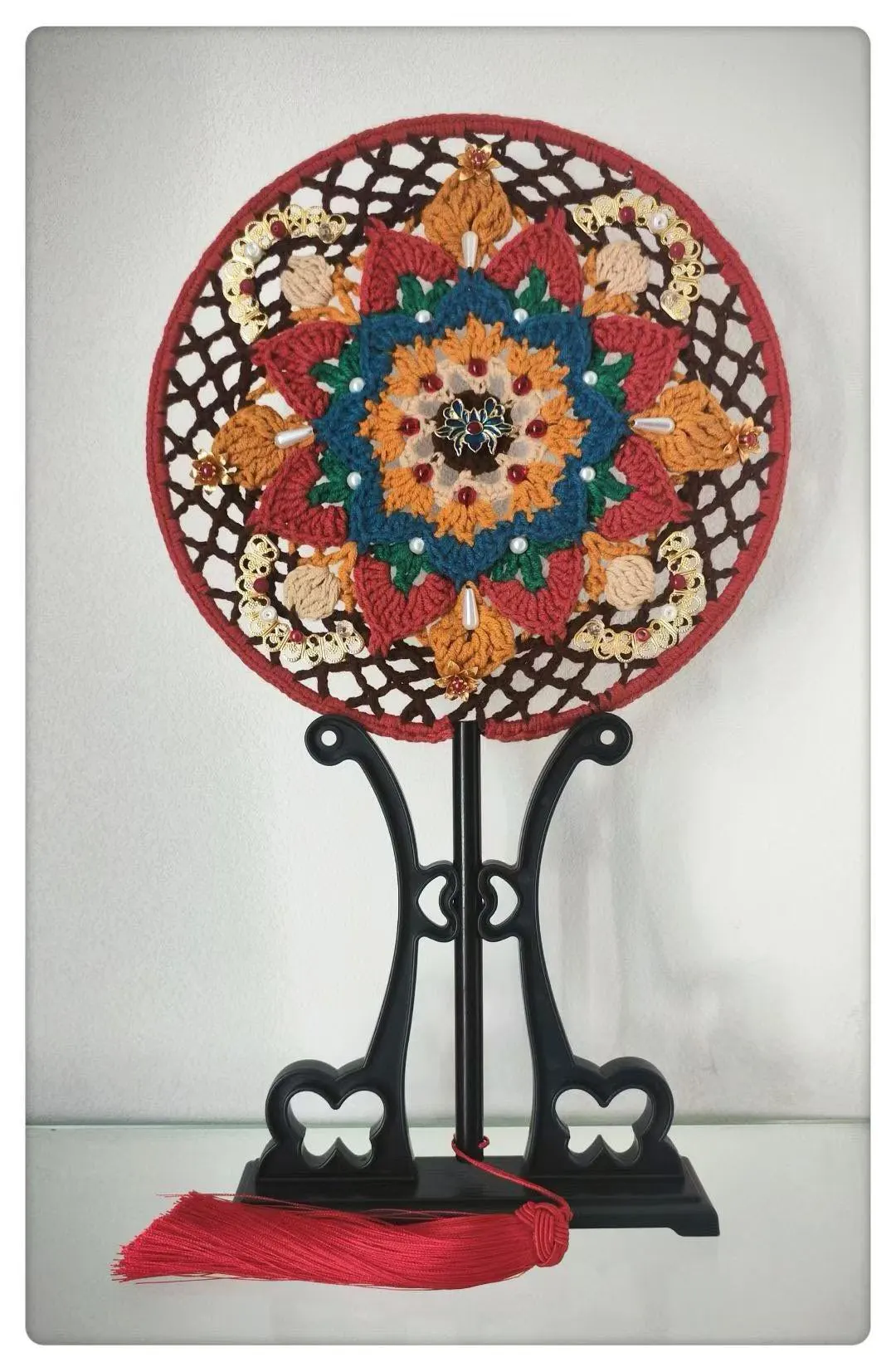 圆满 团扇, a crochet project shared by 晶莹