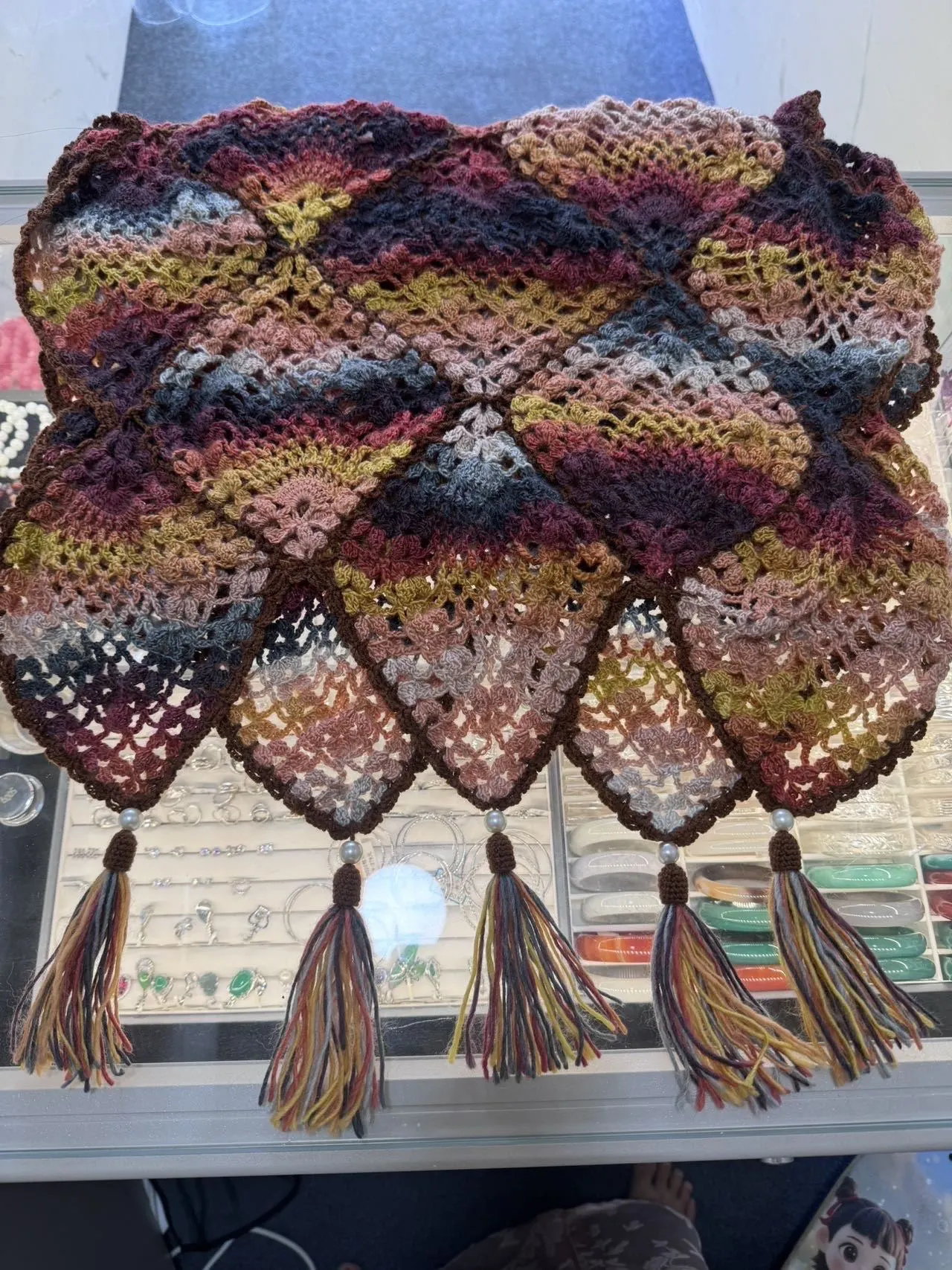 菠菠披肩, a crochet project shared by 薄荷🍒