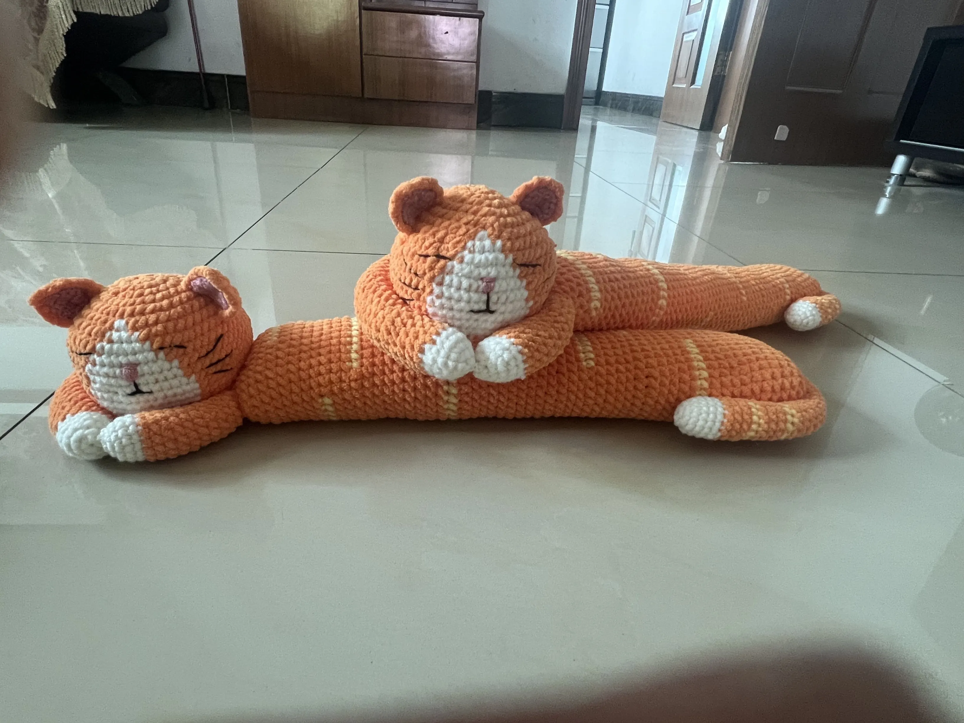 两个猫咪碗托, a crochet project shared by Community maker