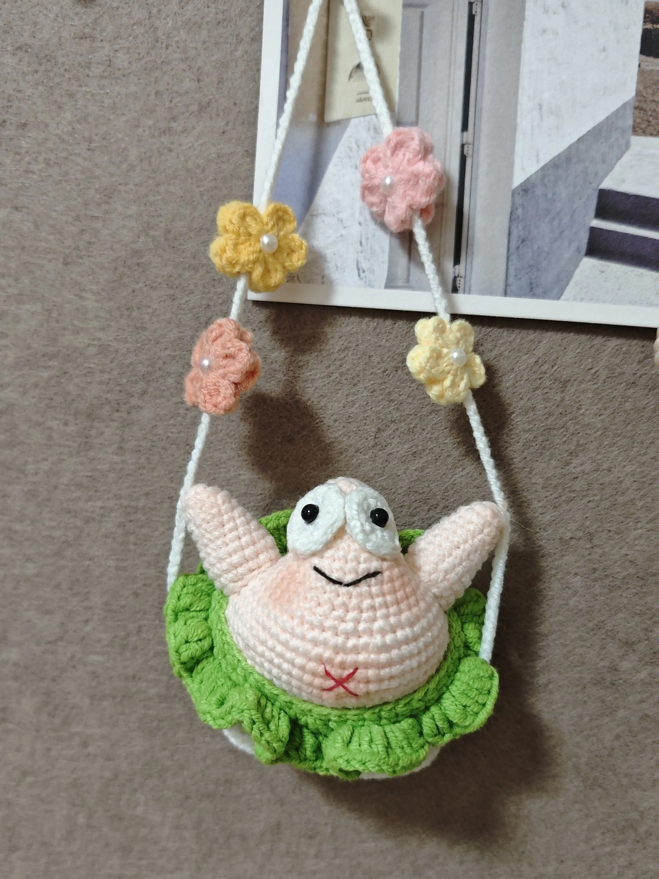 秋千款，翘臀派大星, a crochet project shared by 晨