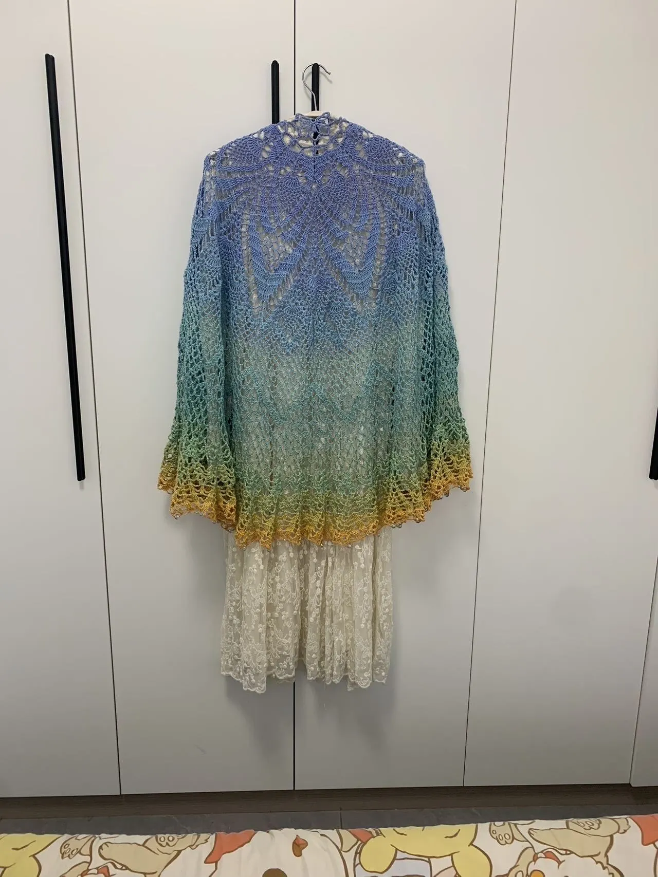 交作业雀舞披肩太美啦, a crochet project shared by ophelia