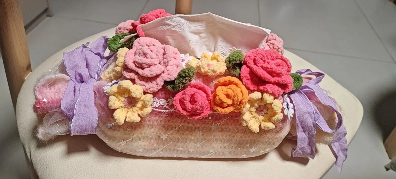 糖果抽纸盒, a crochet project shared by Z.🌱