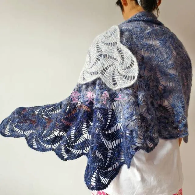 风车茉莉披肩, a crochet project shared by A 萱奕手工坊 