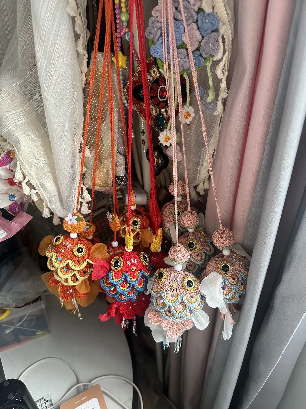 大工程金鱼蛋袋, a crochet project shared by 花开花落