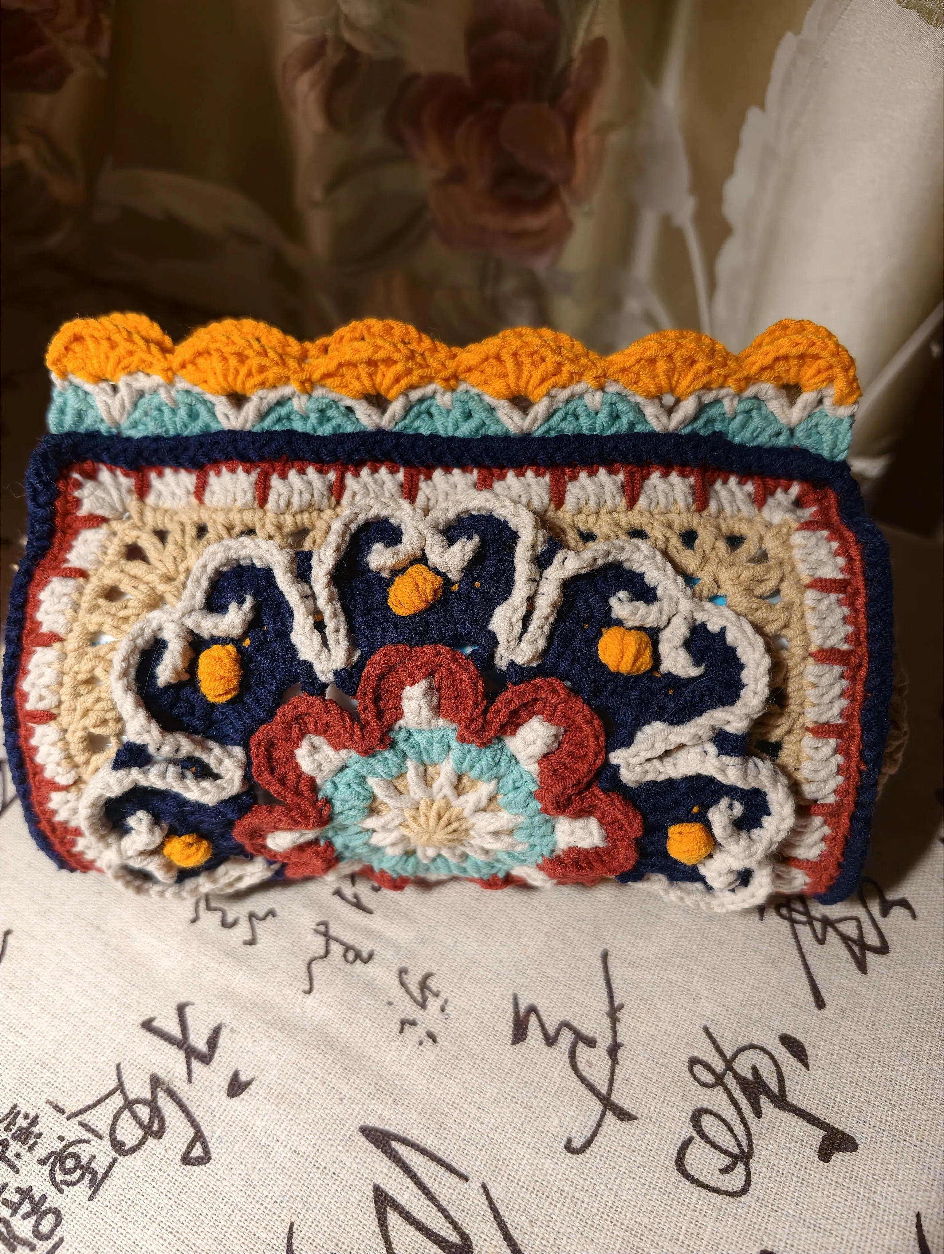 纸巾盒, a crochet project shared by 沐