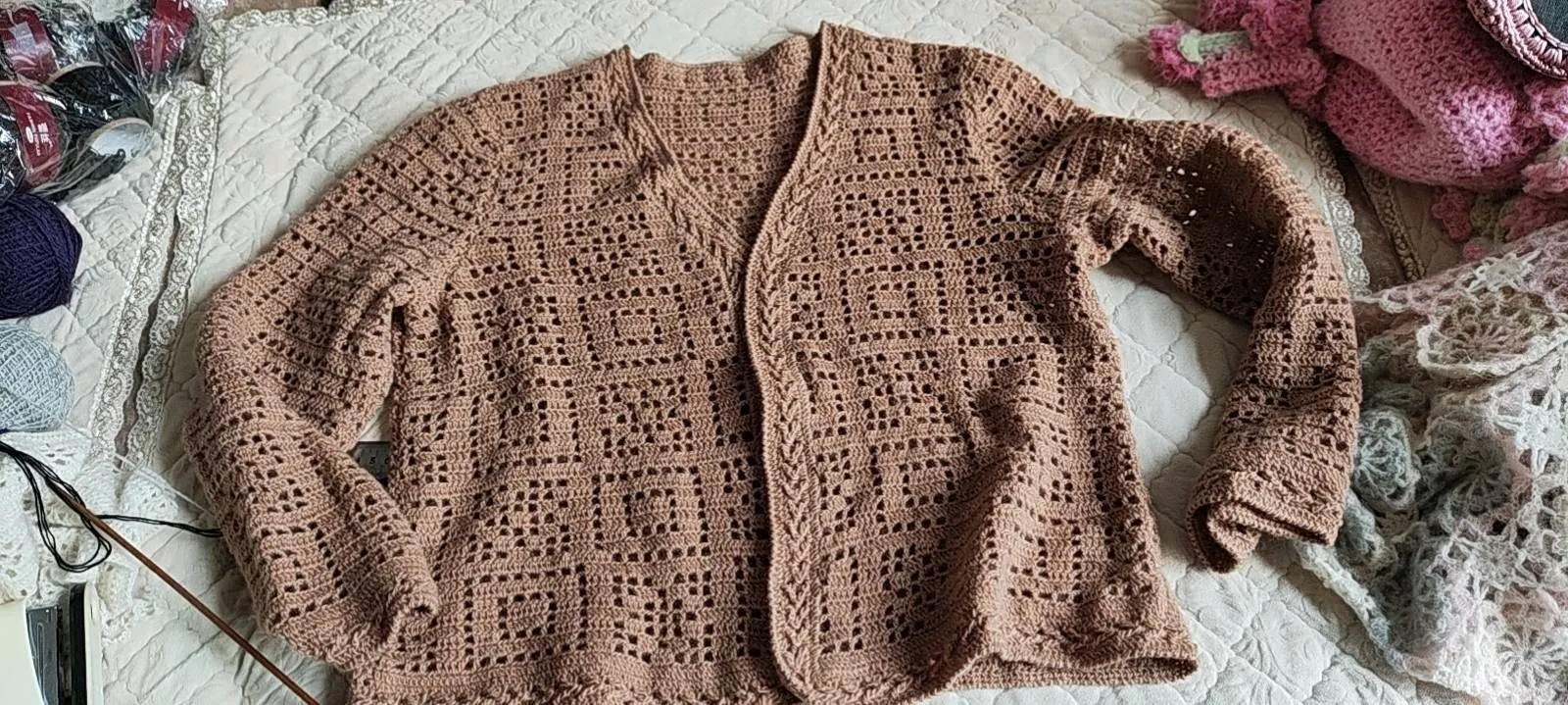 方正V领, a crochet project shared by 漂亮