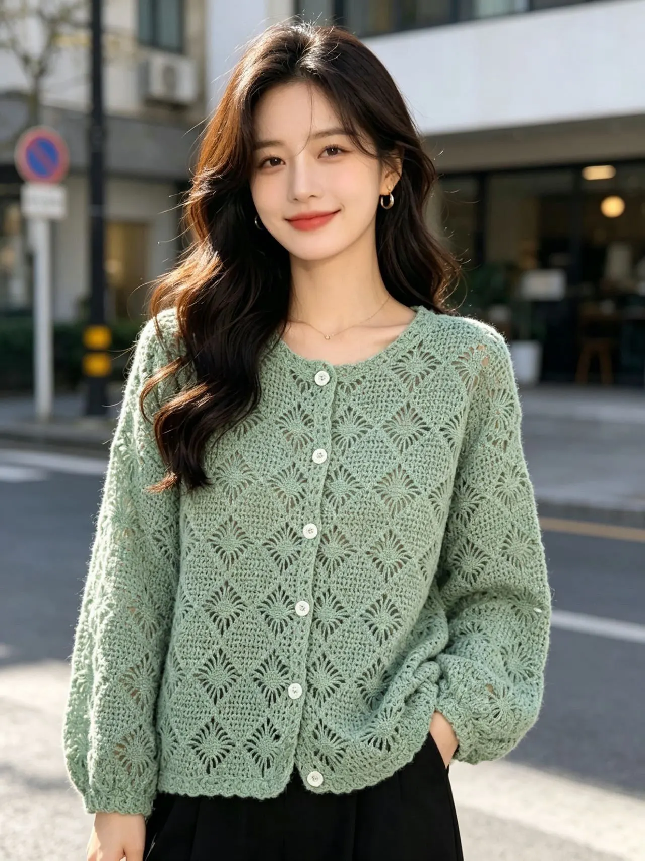 没有樱果的樱果开衫😍, a crochet project shared by 弓长张