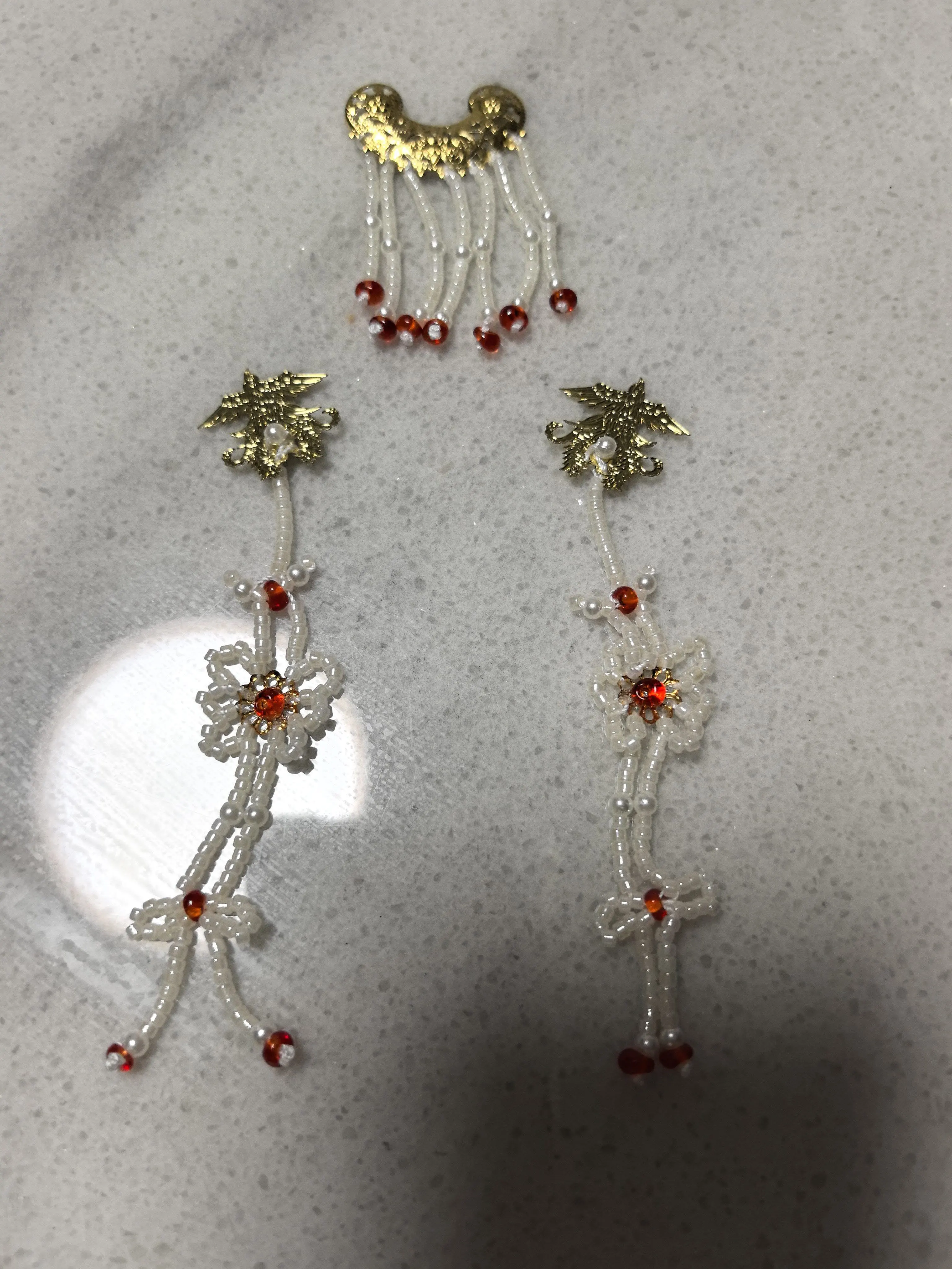 龙凤呈祥婚礼娃娃,下班空余时间陆陆续续耗时一个月,完工了。, a crochet project shared by 惠州蒋晓丽