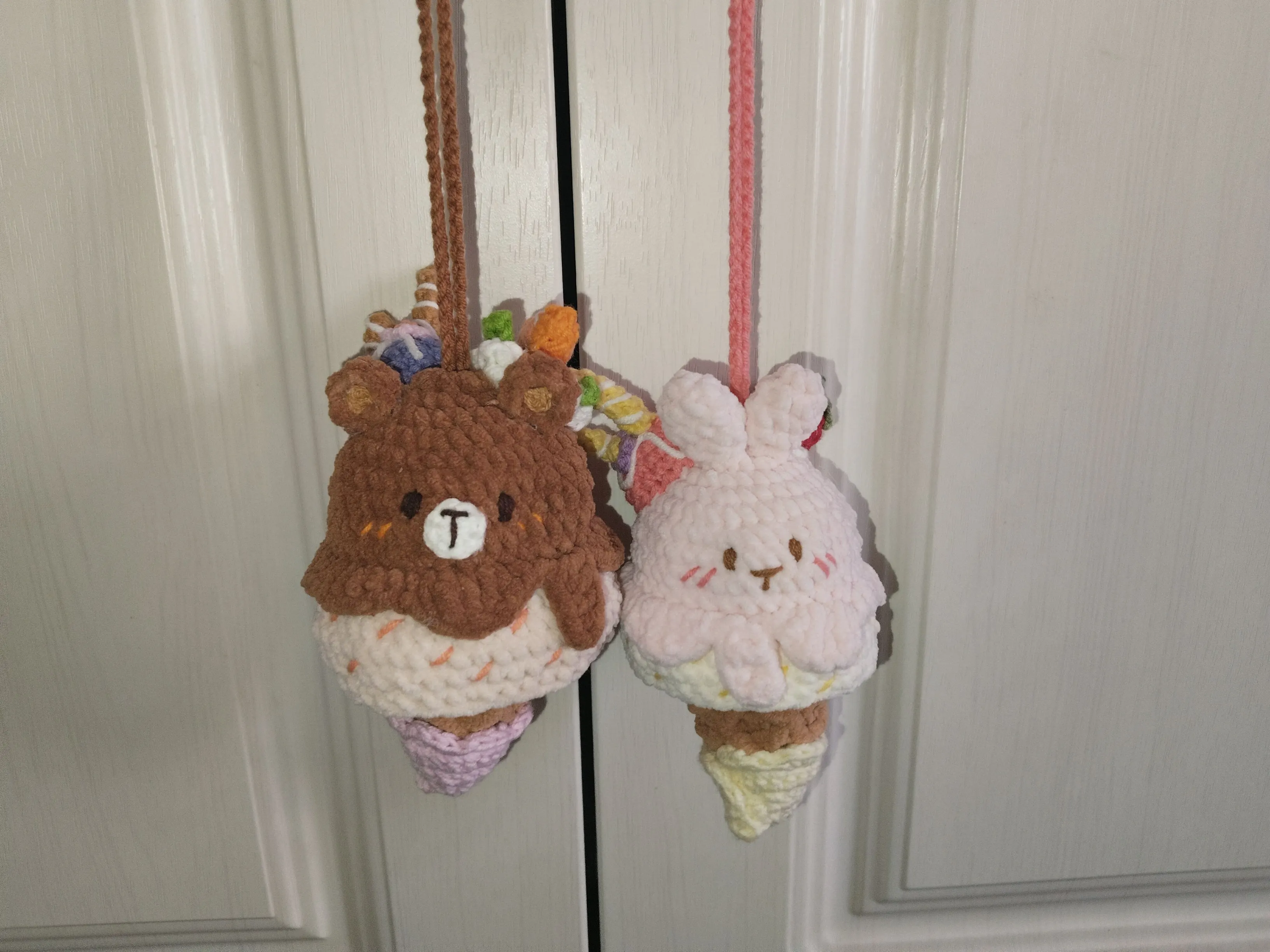 🐻熊和兔蛋兜🐰, a crochet project shared by 天才菁玮