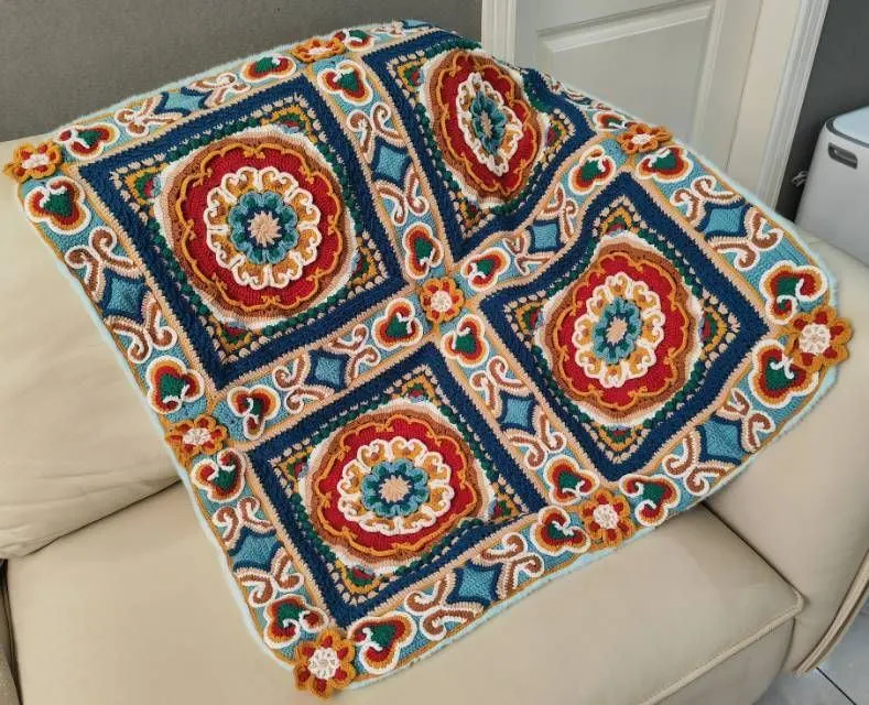 敦煌毯, a crochet project shared by 留白