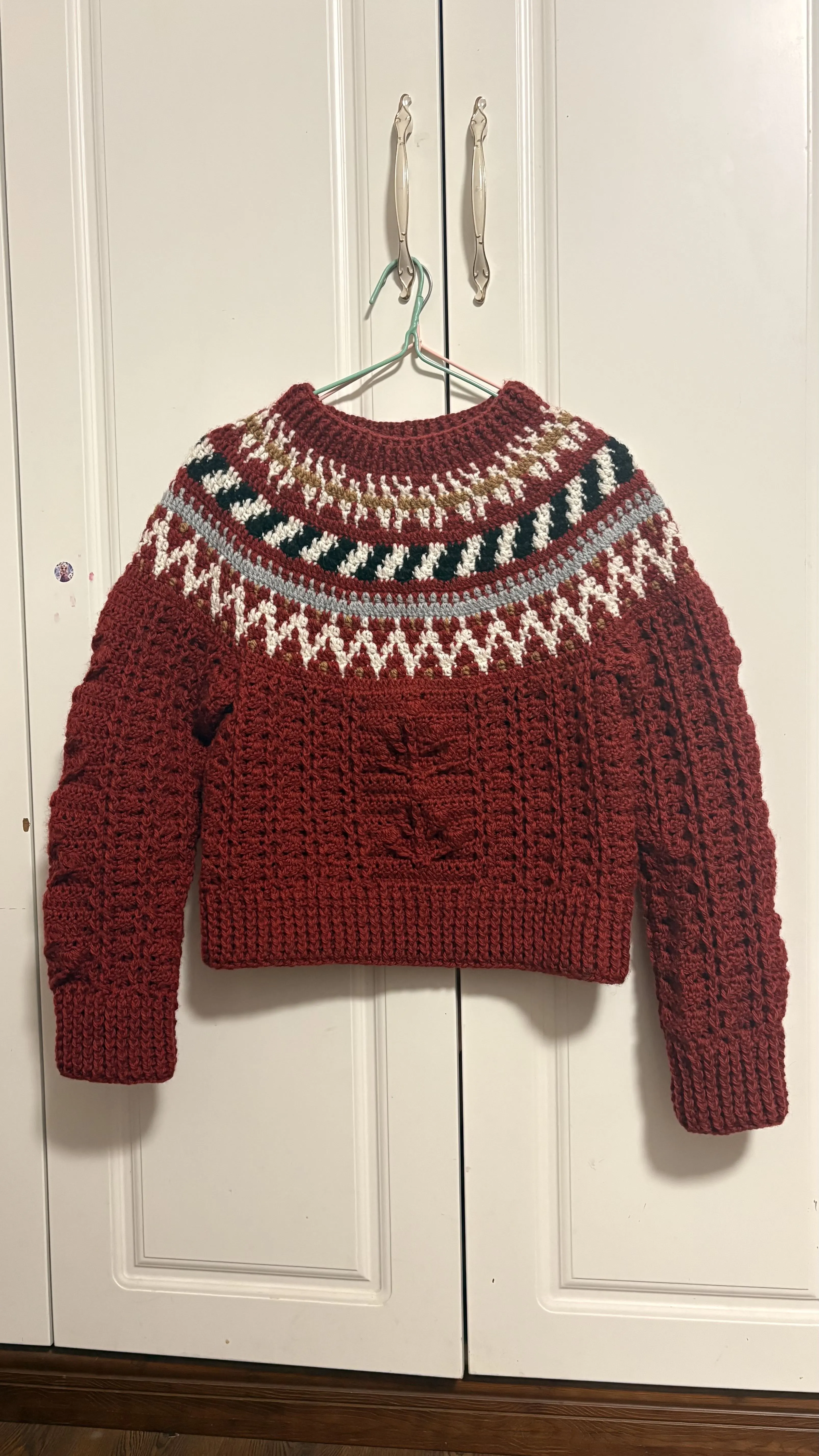 缤果育克毛衣, a crochet project shared by 红玫瑰