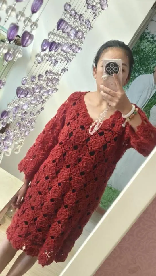 红色, a crochet project shared by 白玉