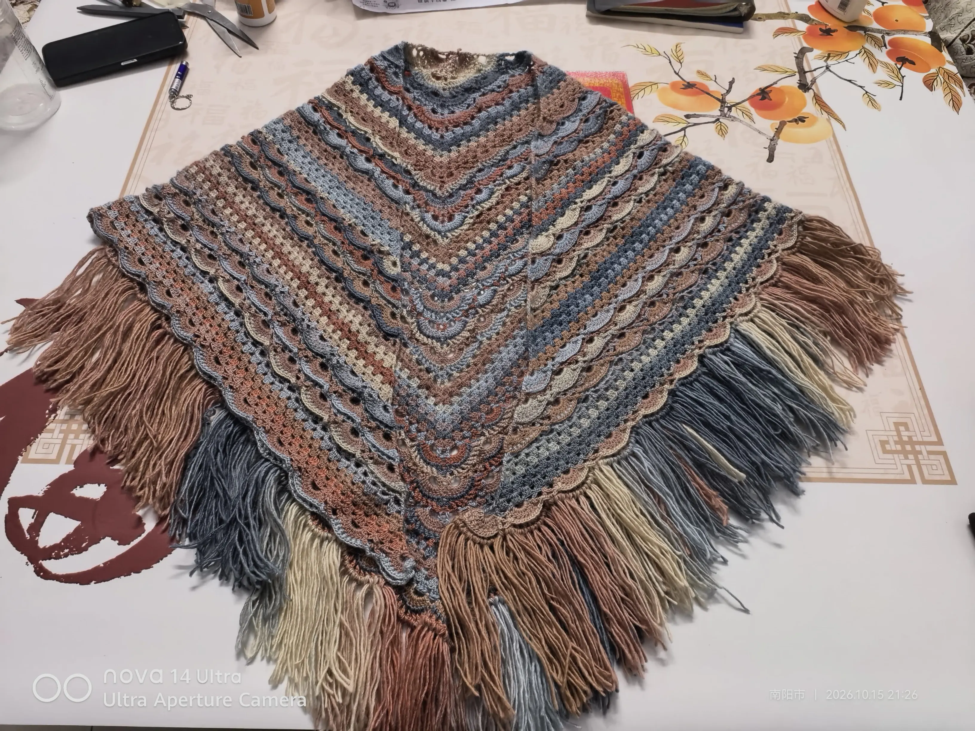 思年华披肩, a crochet project shared by 怀念