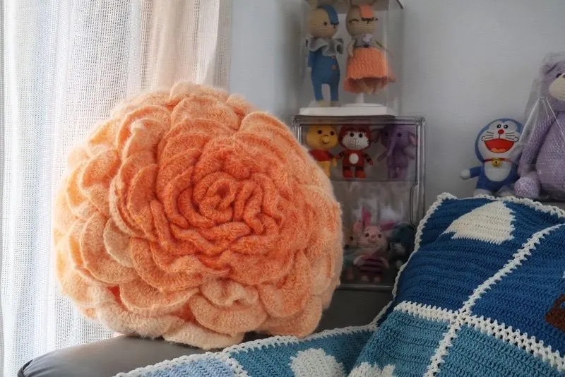 【渐变花朵】, a crochet project shared by 小捣蛋
