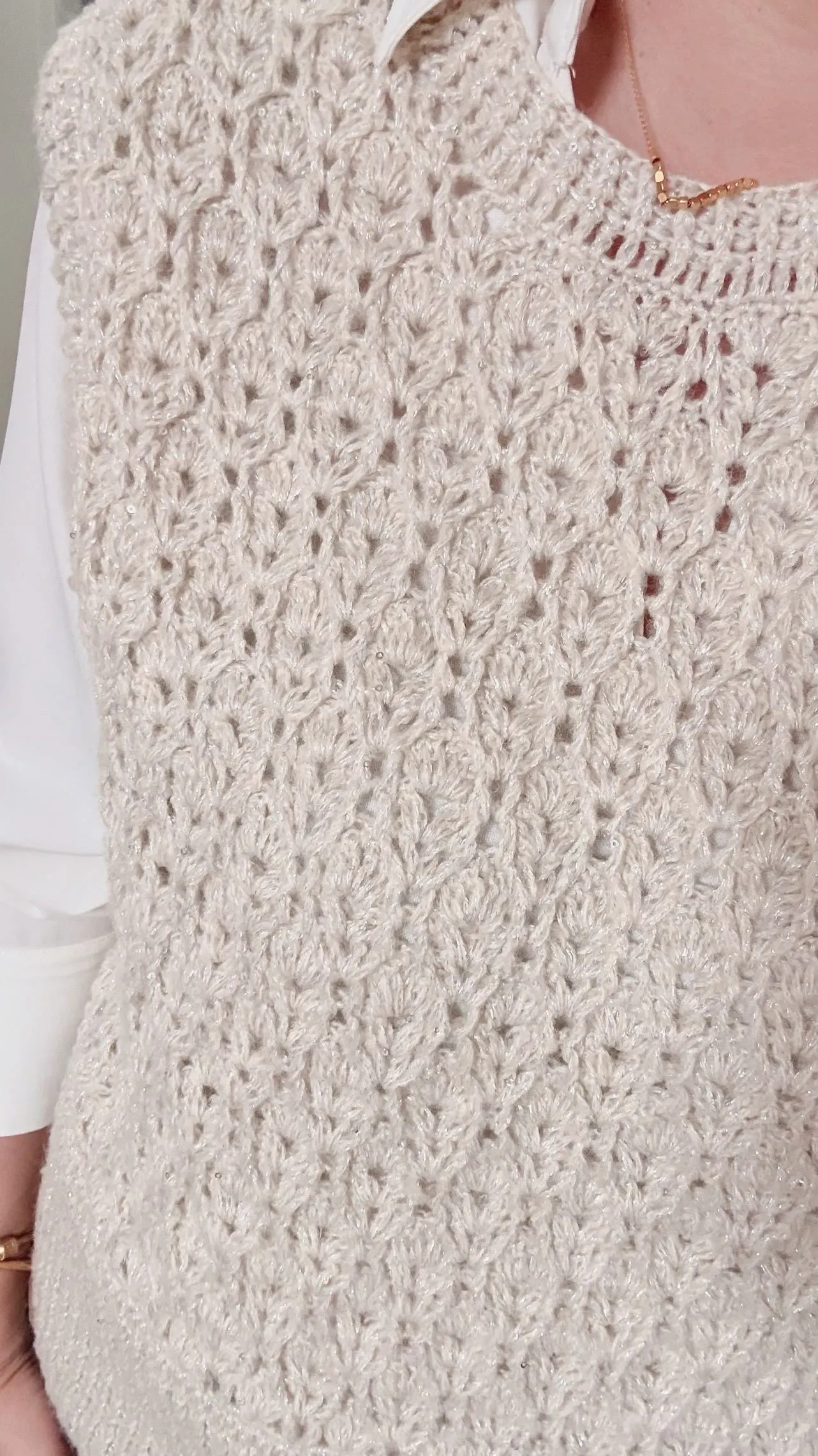 给闺女的珠羽背心, a crochet project shared by 吴娟