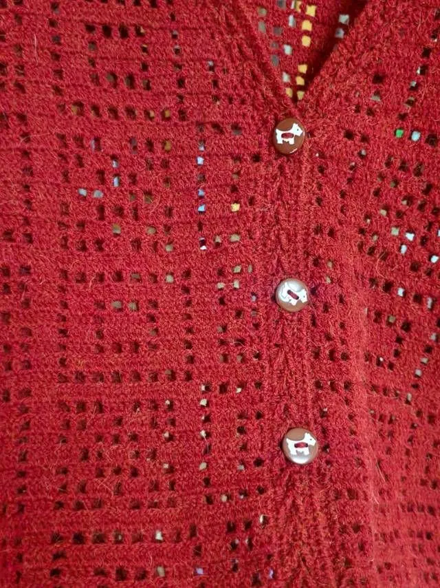 方正V领开衫, a crochet project shared by 飞鸟