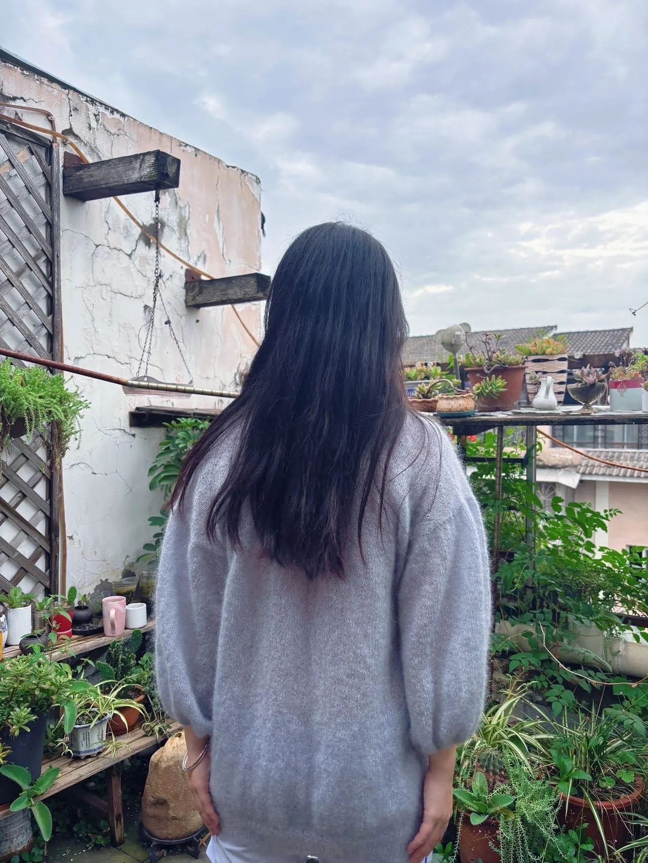 给女儿织的,毛衣不够做成九分袖了, a crochet project shared by Ina