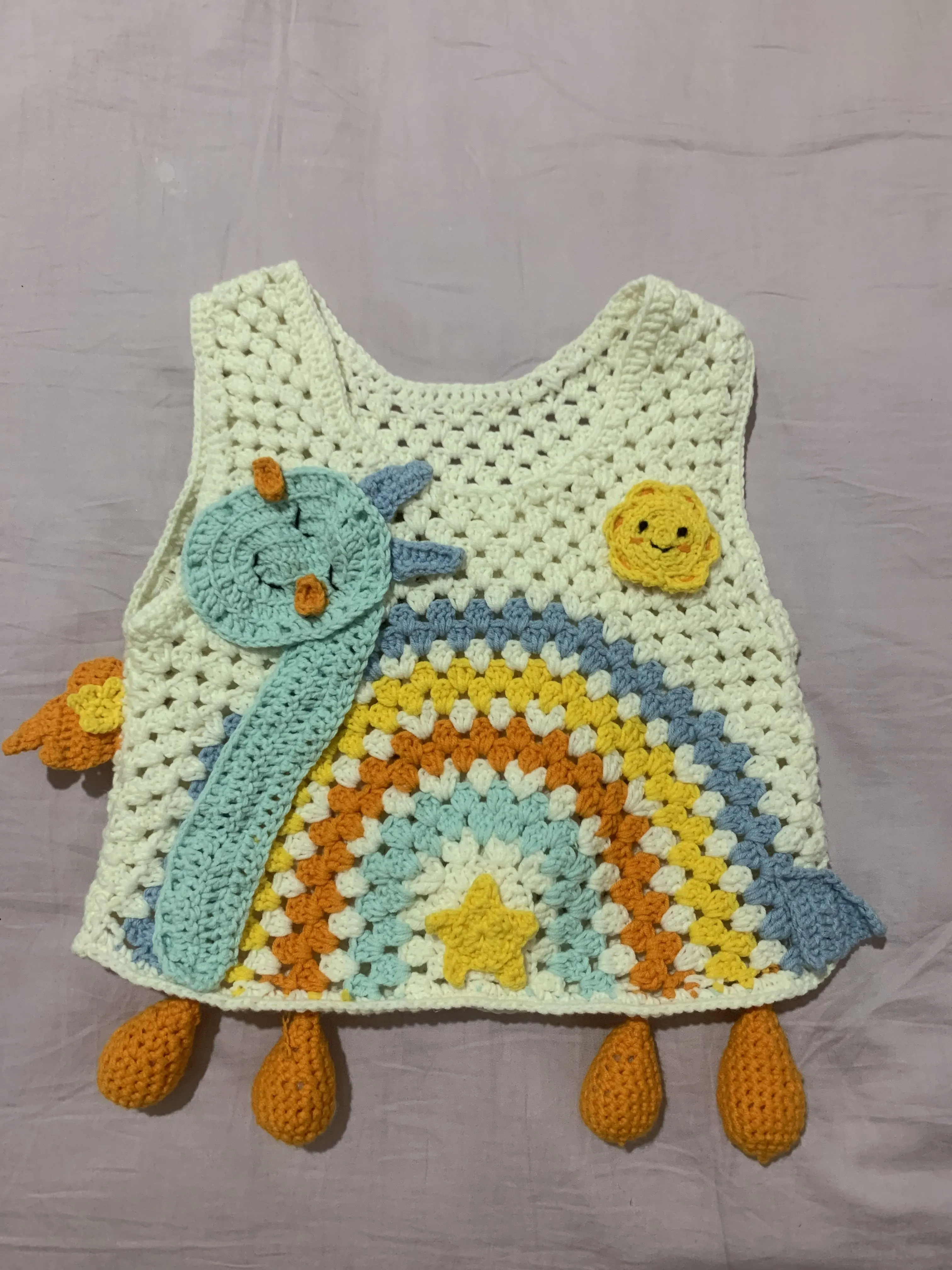 第一次尝试，织一件男宝一件女宝, a crochet project shared by 蜜汁