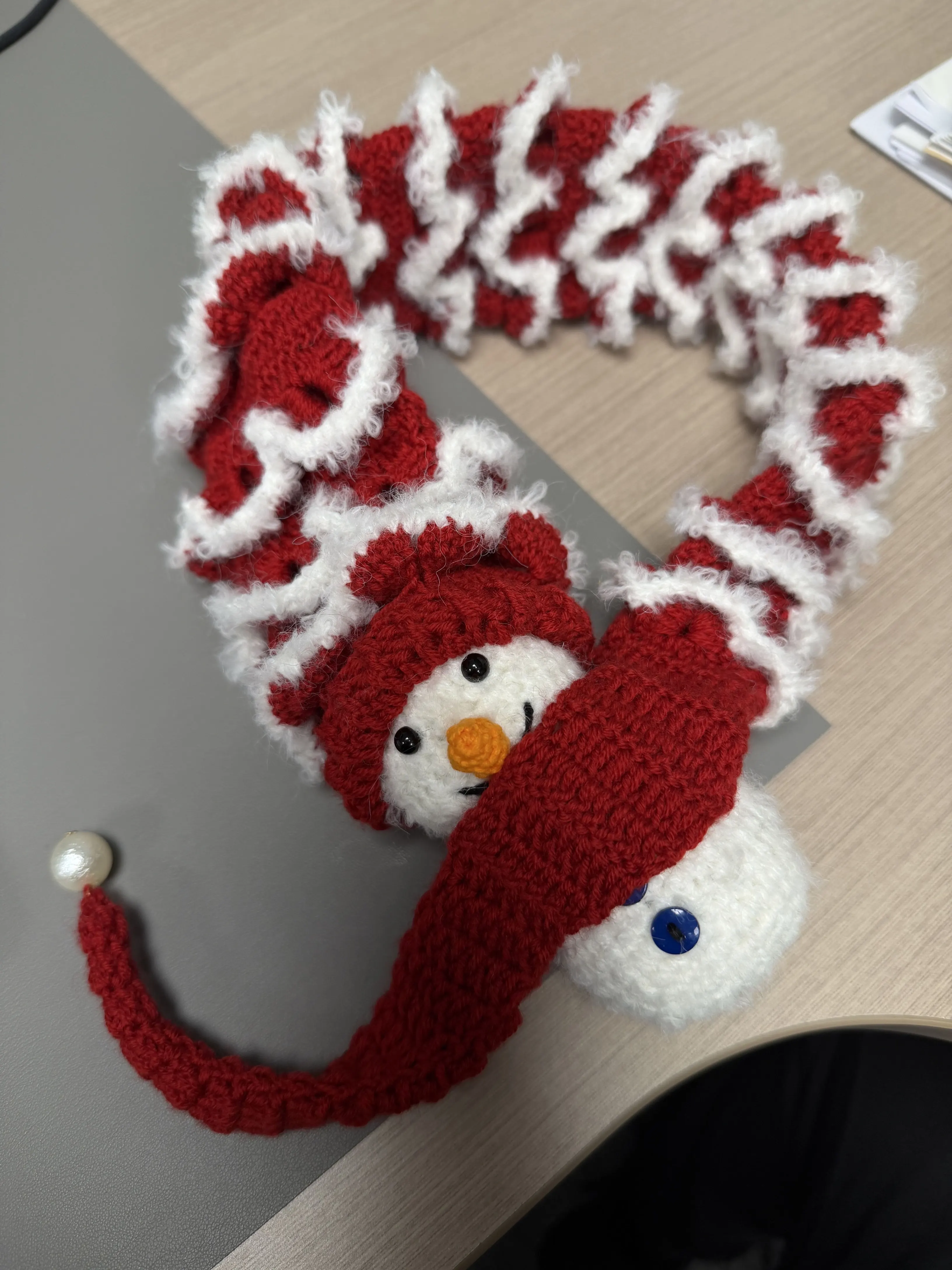 圣诞围脖, a crochet project shared by Tra_Y