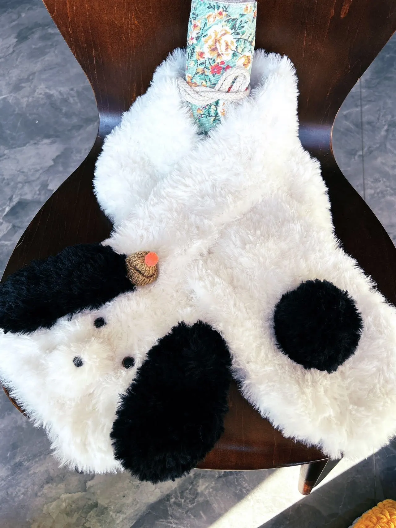 毛茸茸的小狗围巾, a crochet project shared by 丝丝入扣