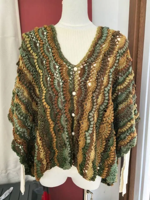 林野罩衫, a crochet project shared by 蘑菇