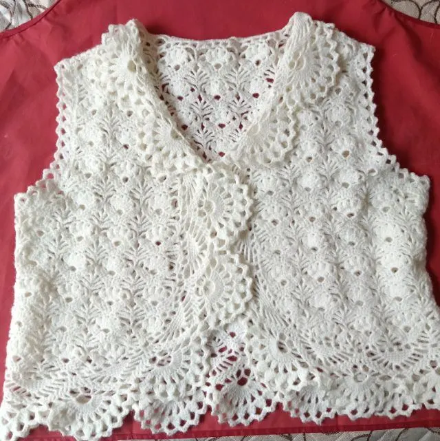 新款式马甲, a crochet project shared by 健康快乐