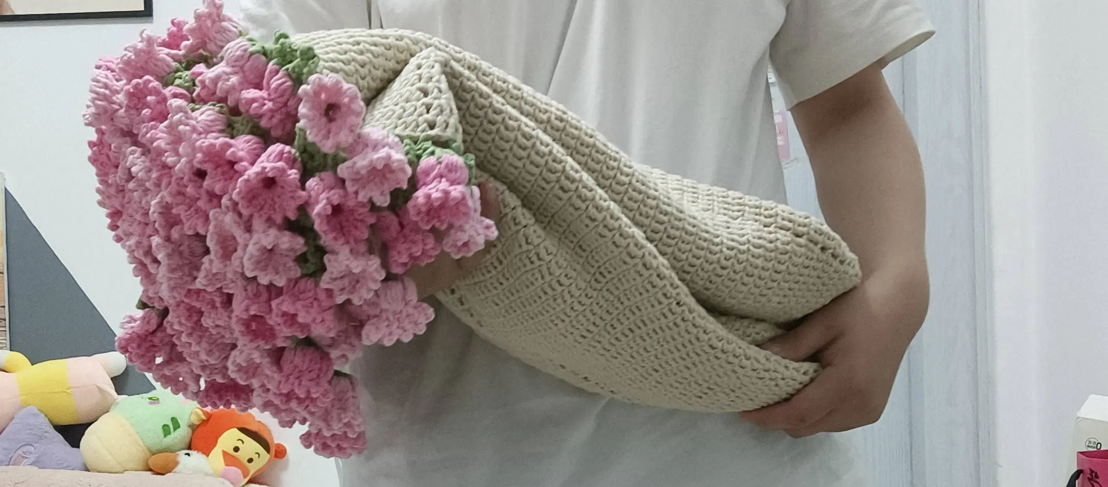 花束毯子, a crochet project shared by 枝枝