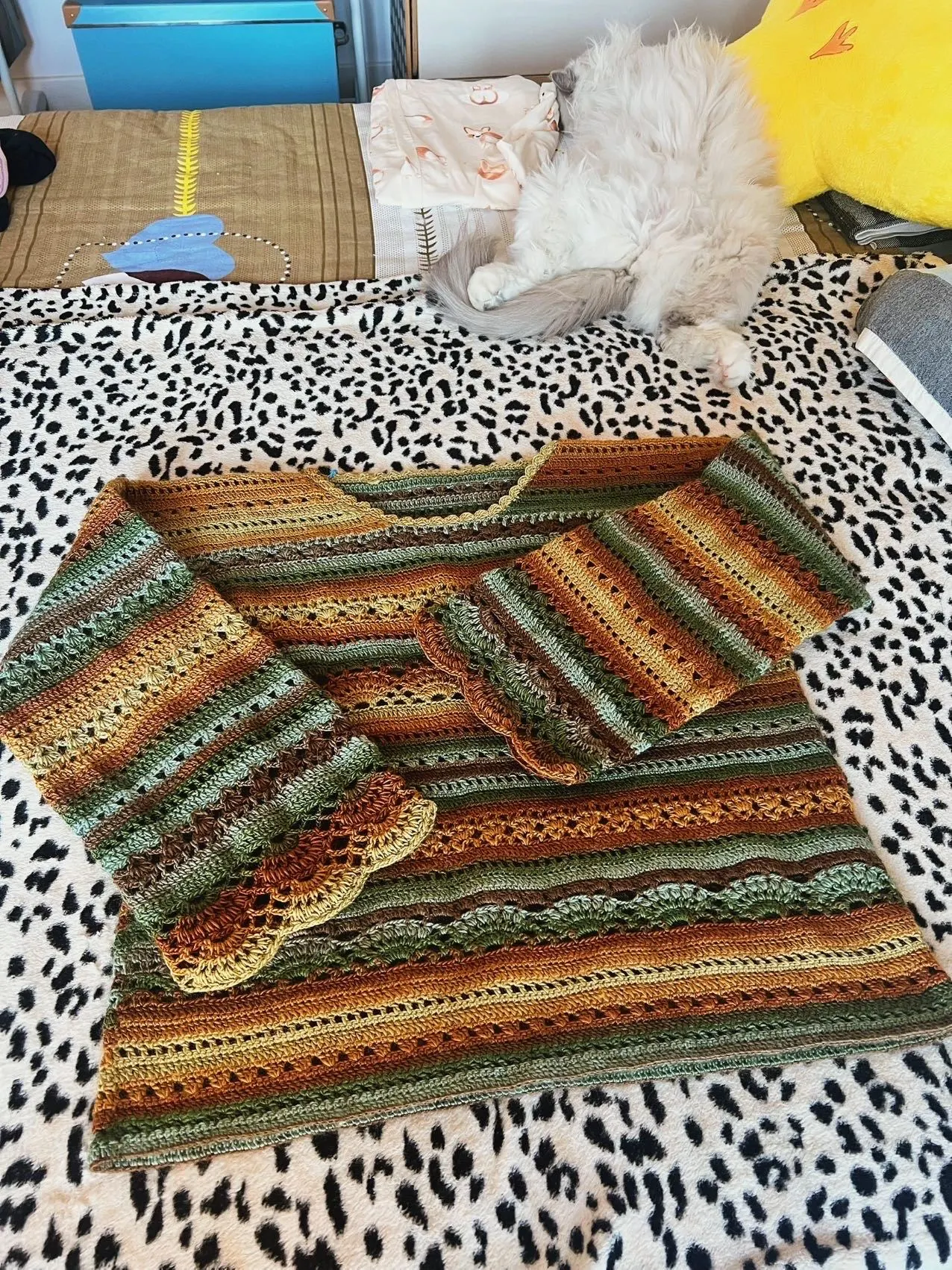 第一次钩衣服,送给妈妈, a crochet project shared by 钢铁橘子