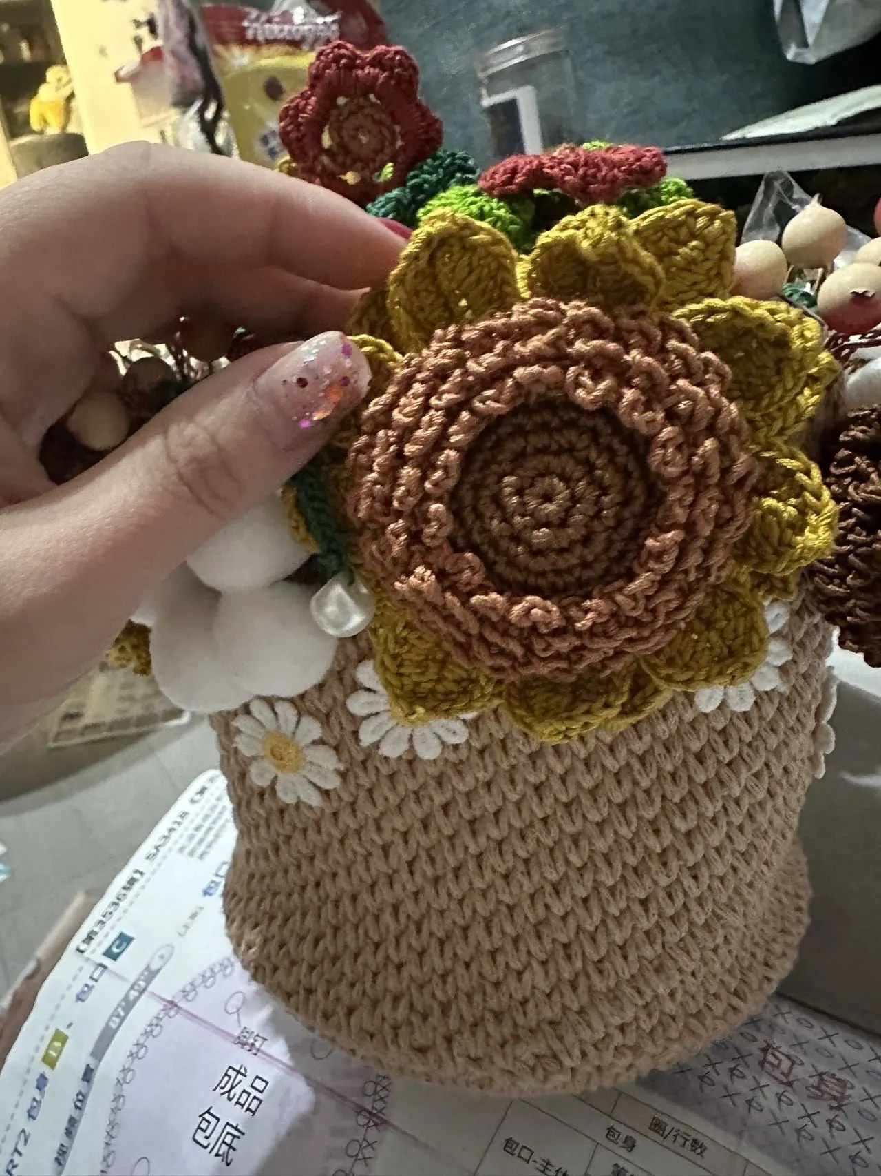 花篮真的太美啦, a crochet project shared by 花开花落