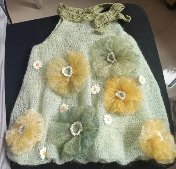 虞美人花苞裙, a crochet project shared by 小寒