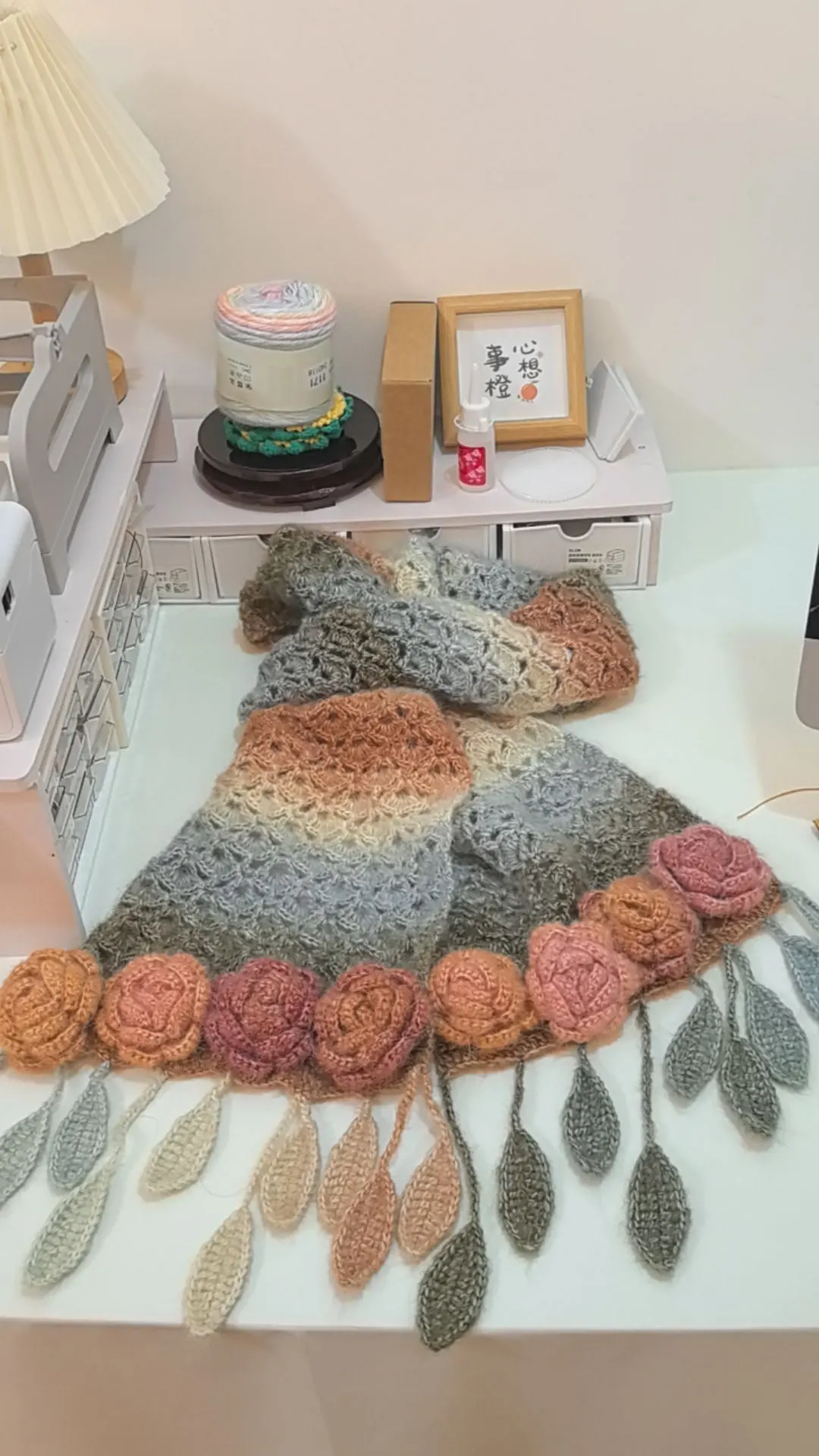 恋冬围巾, a crochet project shared by 张飞秀花
