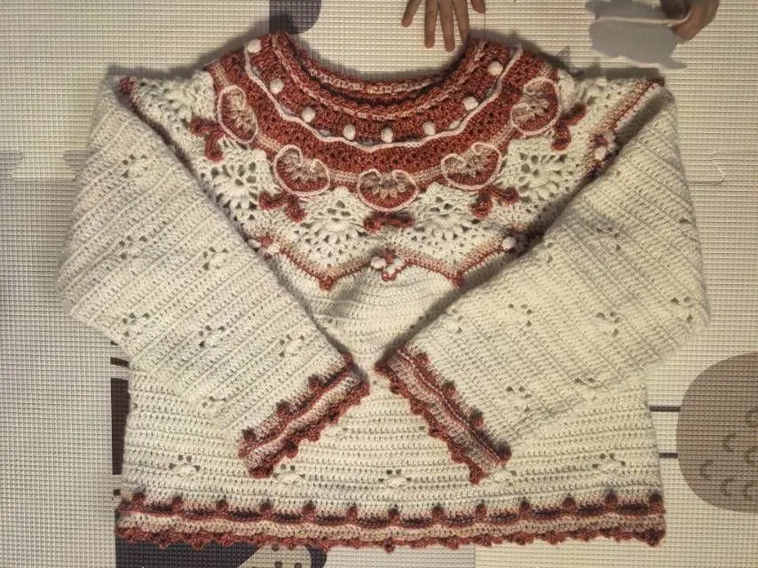 如意育克毛衣, a crochet project shared by 赵鱼