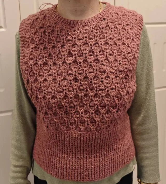 珠羽背心完成, a crochet project shared by 女神养成中 请勿打扰
