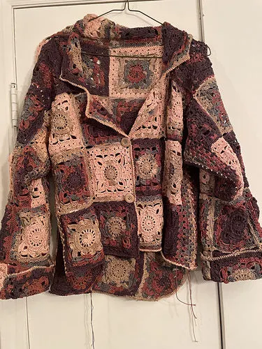 Garden Cardigan. Fancy Dyed Lace in Wilderness, a crochet project shared by JRich