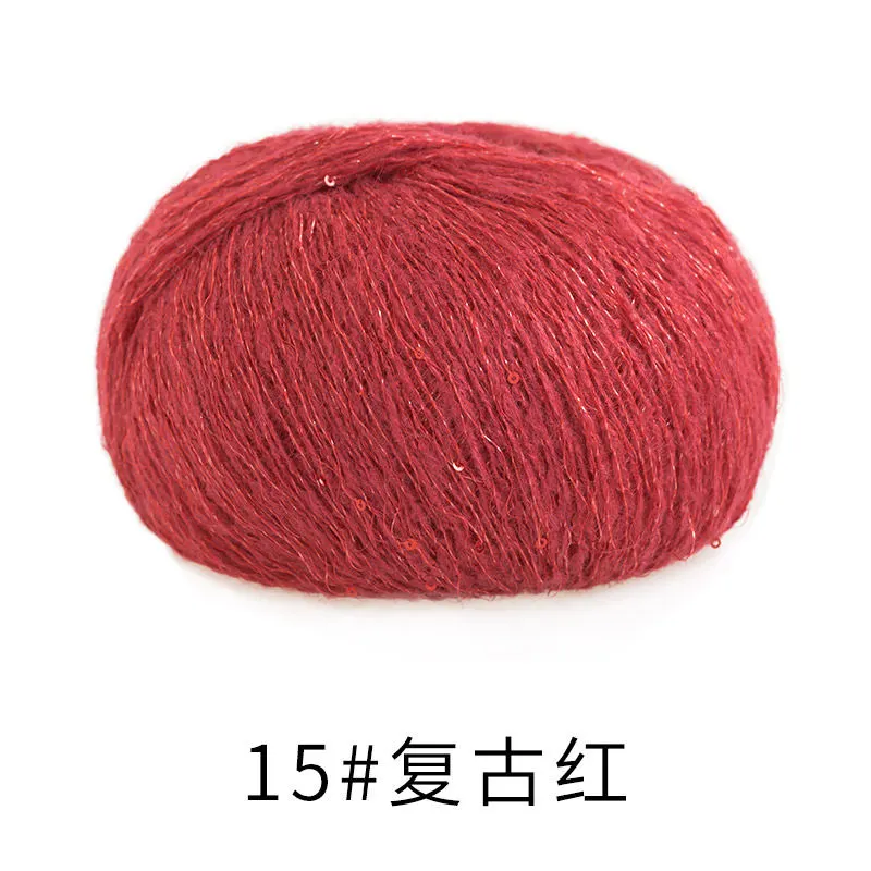 15#Poinsettia Red yarn color