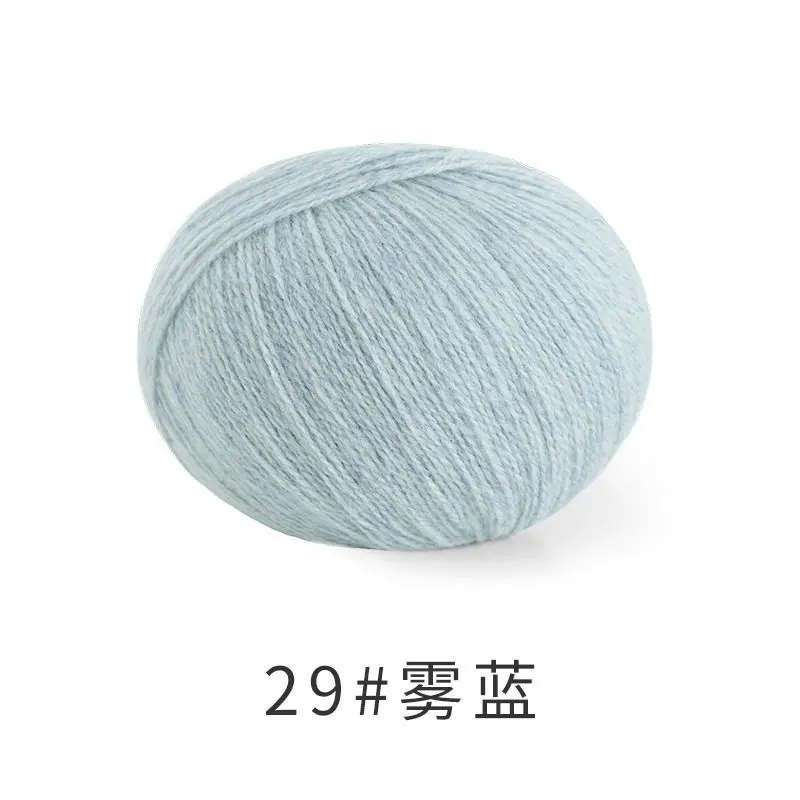 29#Whispering Blue yarn color