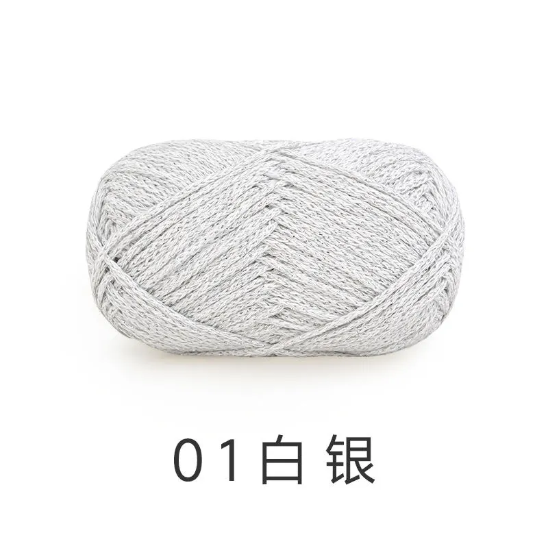 01#Sterling Silver  yarn color