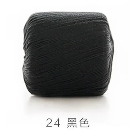 24#Black Beauty yarn color